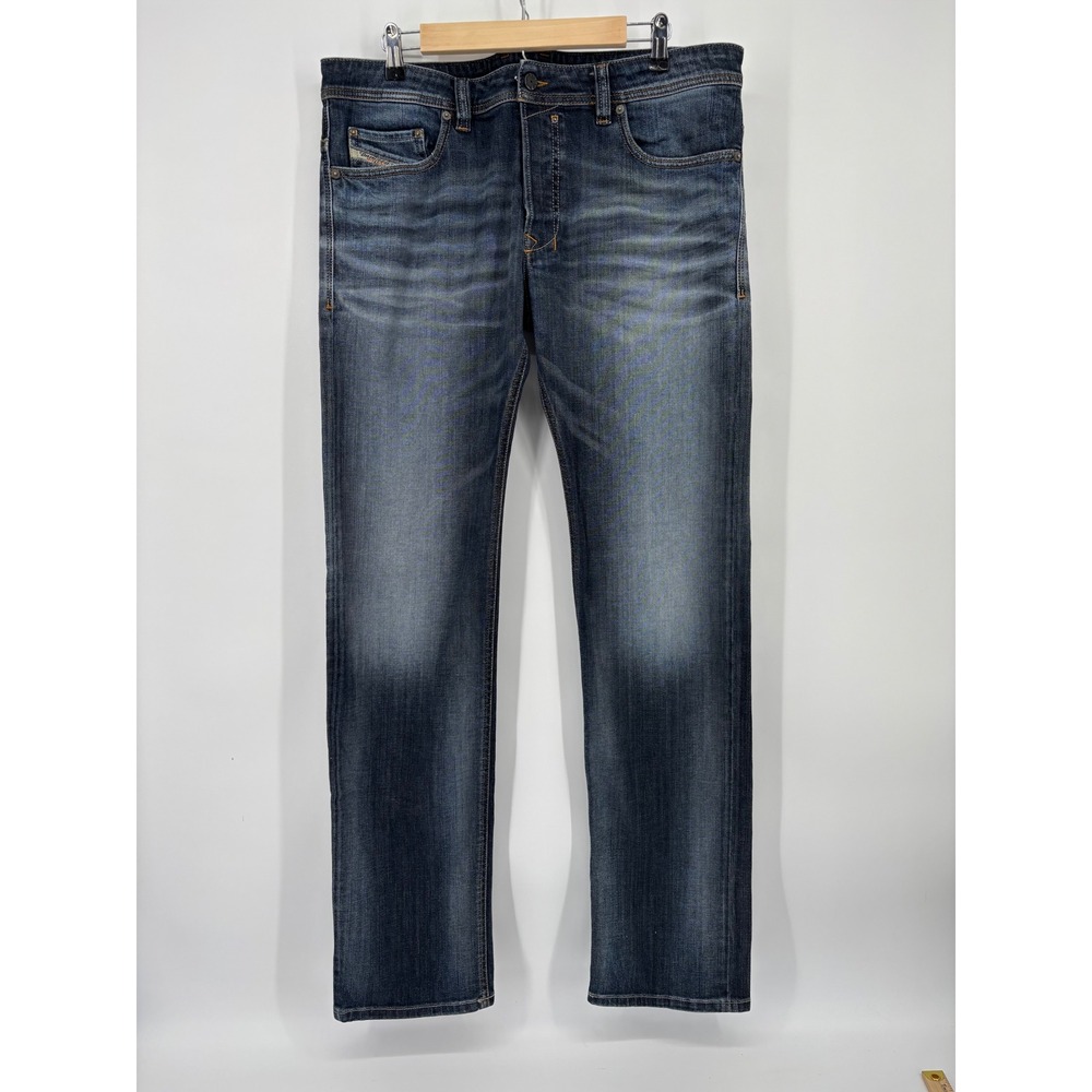 Diesel Safado Mens Regular Slim Straight Jeans W36 L34 Wash 0885K Stretch Blue
